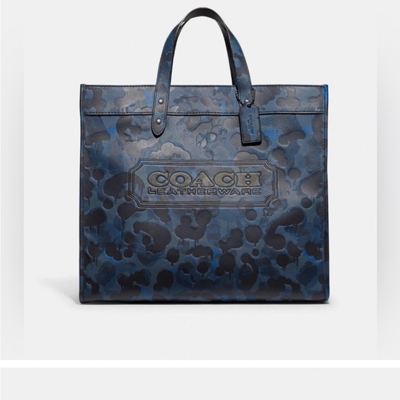 Coach Blue Camouflage Men's Bag - Picture 1 of 6